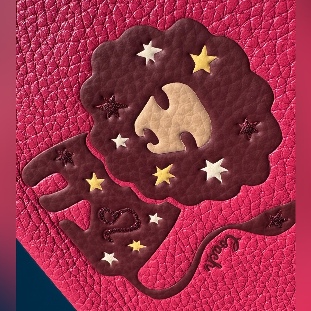 Coach Leo Zodiac Horoscope wristlet NWOT - Picture 3 of 16